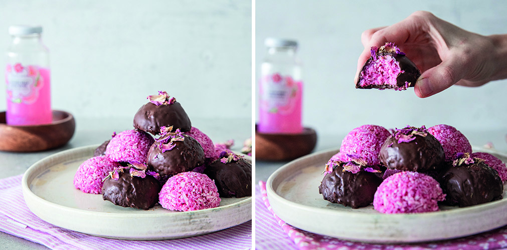 The best coconut rose-flavoured bonbons recipe